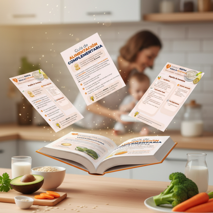 Platitos Vacíos: Recetario para bebés de 6-24 meses + Libro de Recuerdos