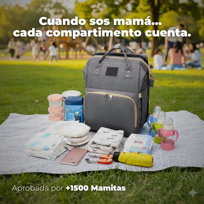 Mamibags - Mochila Maternal 3 en 1 + Mediecitas + Diario Digital