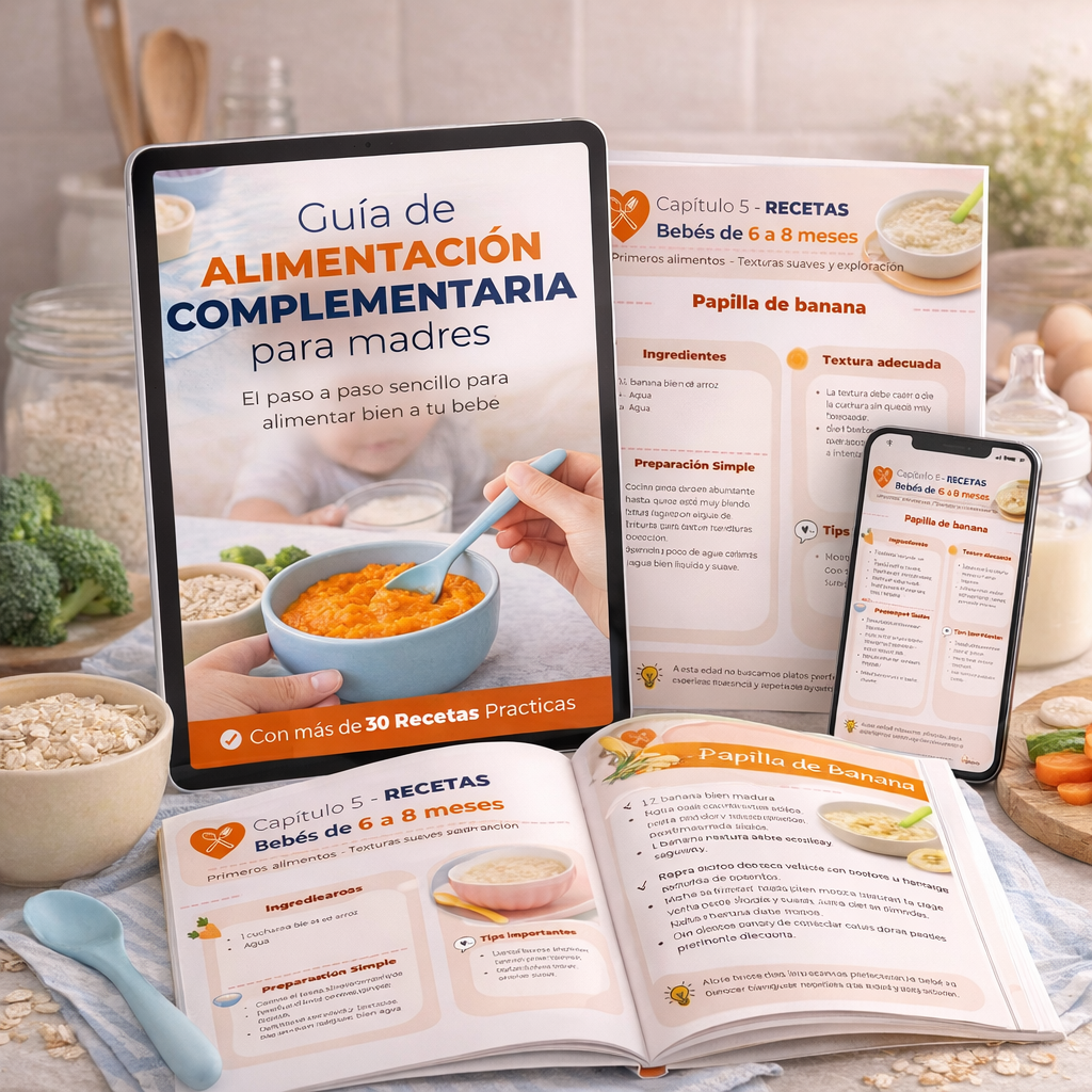 Platitos Vacíos: Recetario para bebés de 6-24 meses + Libro de Recuerdos