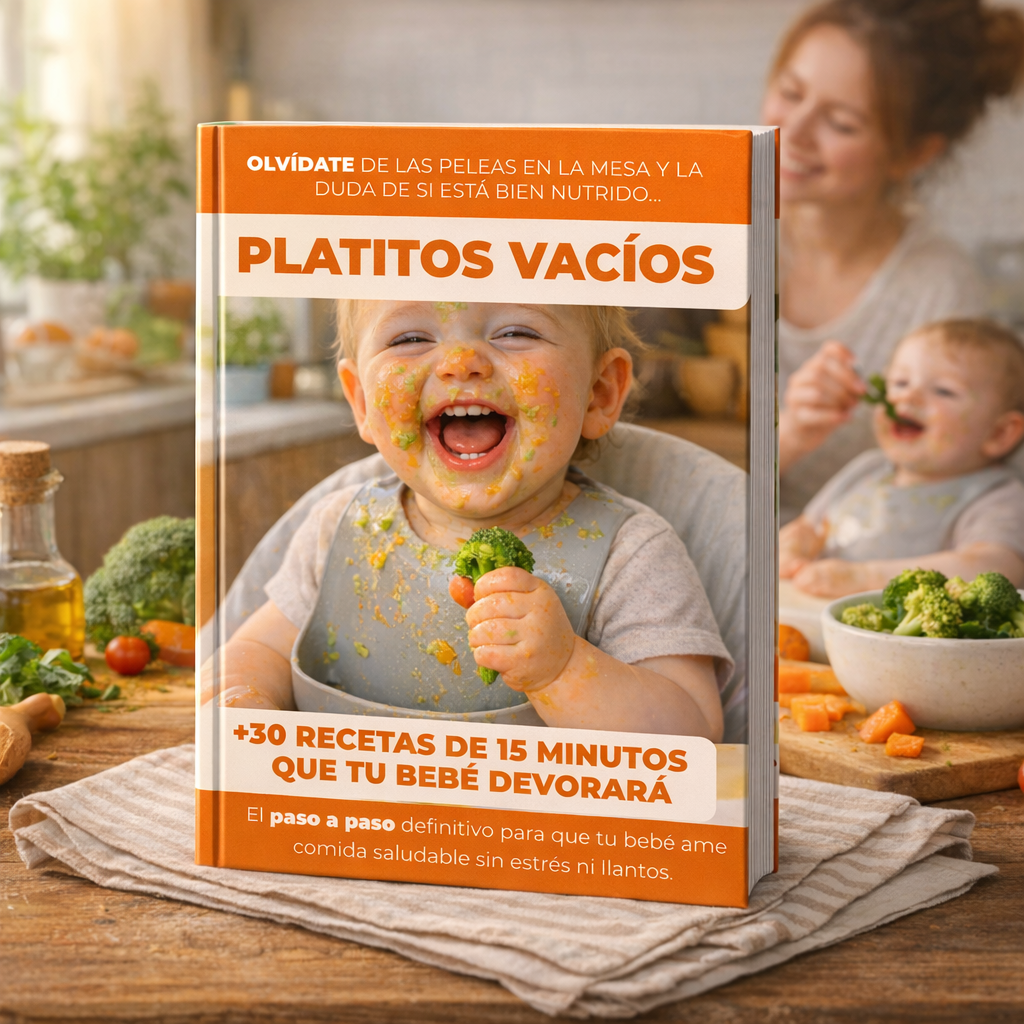Platitos Vacíos: Recetario para bebés de 6-24 meses + Libro de Recuerdos